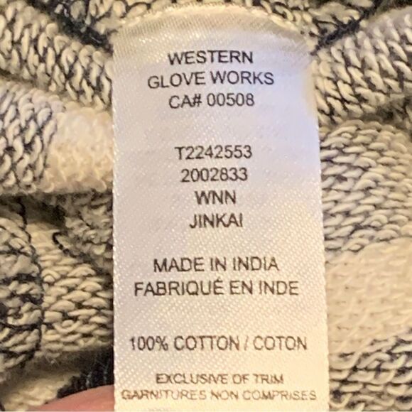 JAG Jeans Edie Zip Up Hoodie Jacket Navy Striped Nautical Women’s XL - Picture 12 of 16